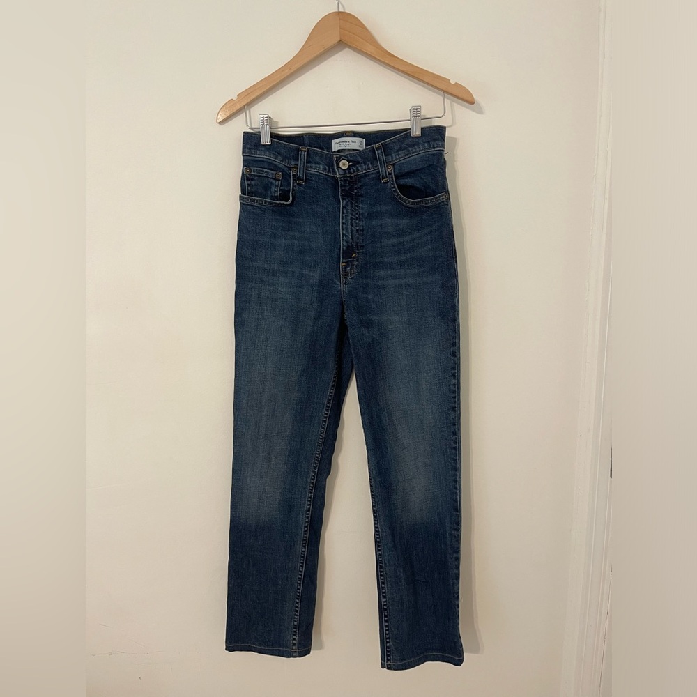 Abercrombie & Fitch The 90s Straight Ultra High Rise Jeans